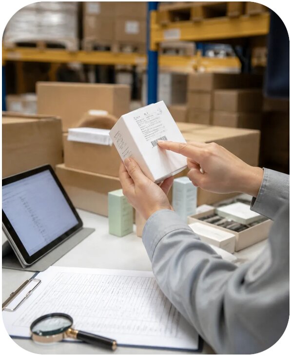 Проверка маркировки товара у поставщика в Китае перед поставкой